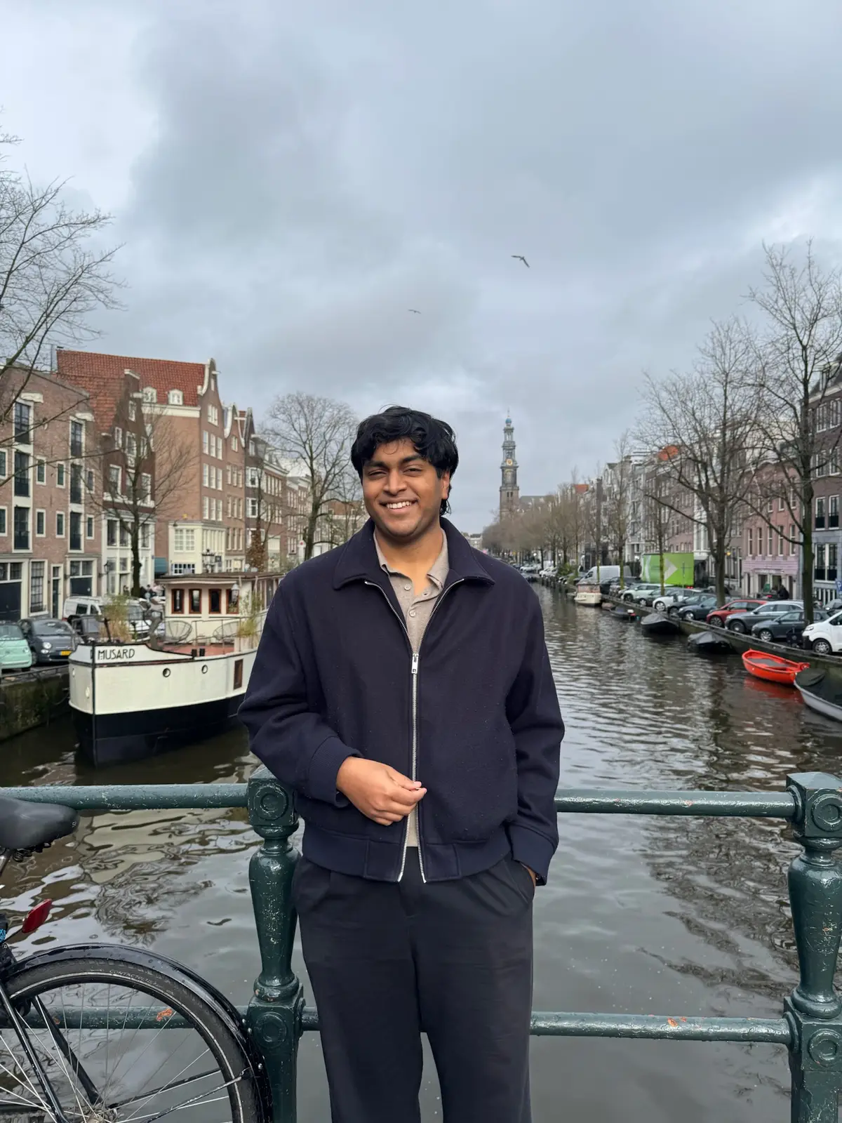 Canal bridge in Amsterdam